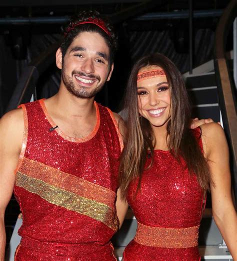 'Dancing With the Stars' Couple Alexis Ren and Alan Bersten .